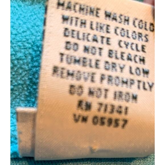 LL Bean fleece jacket misses size xl-reg blue - Picture 5 of 6